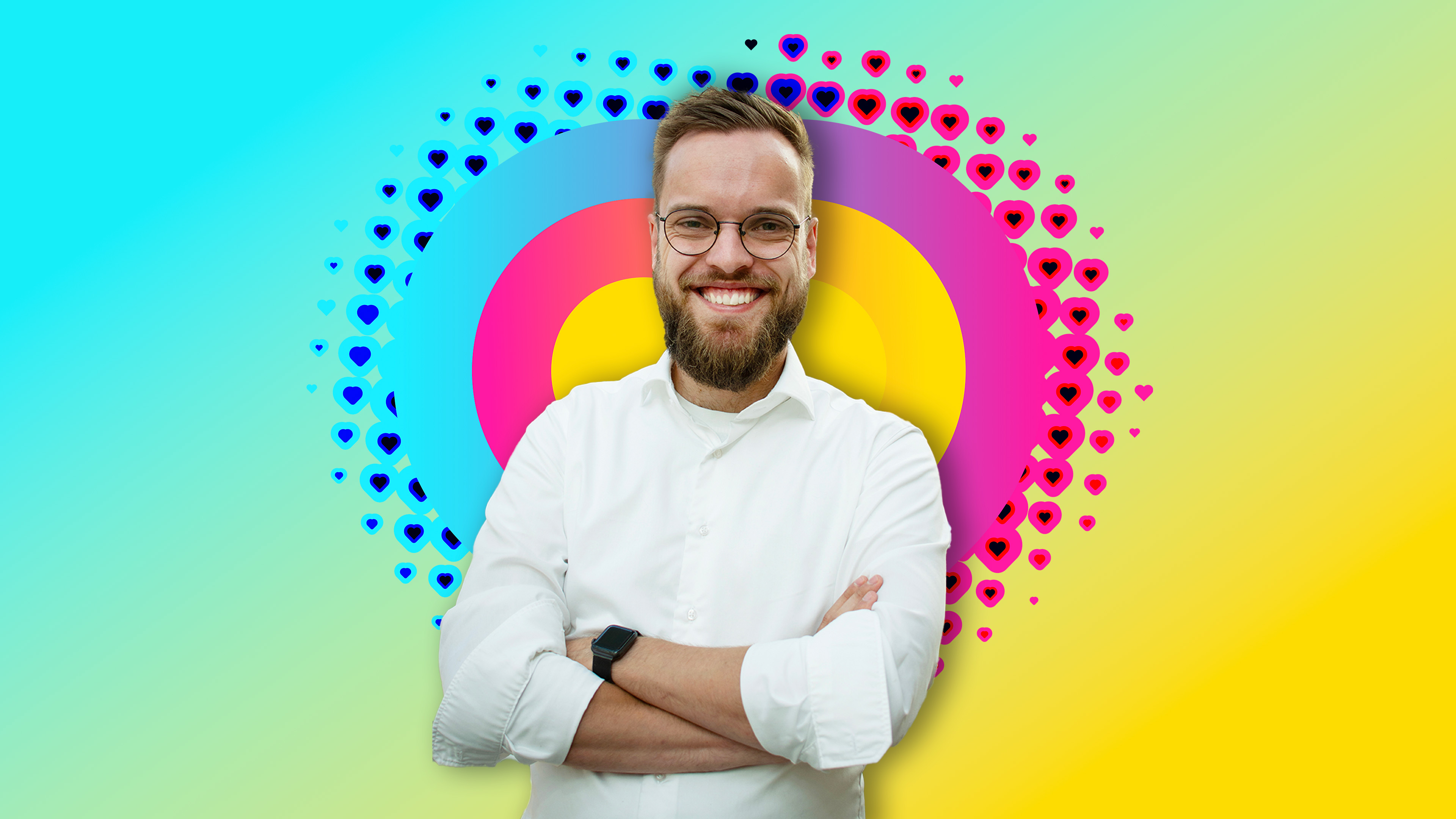 Jurylid Ruben Curré van TalentWeb met gekruiste armen, betrokken bij de Noorderpoort Jaarprijs 2025